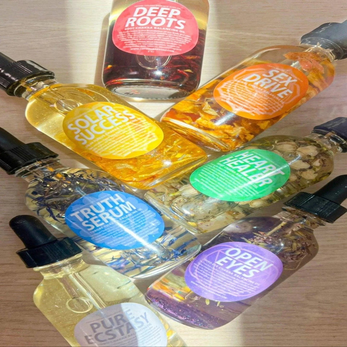Solar Success Crystal Infused Bath & Body Oil (Solar Plexus Chakra)