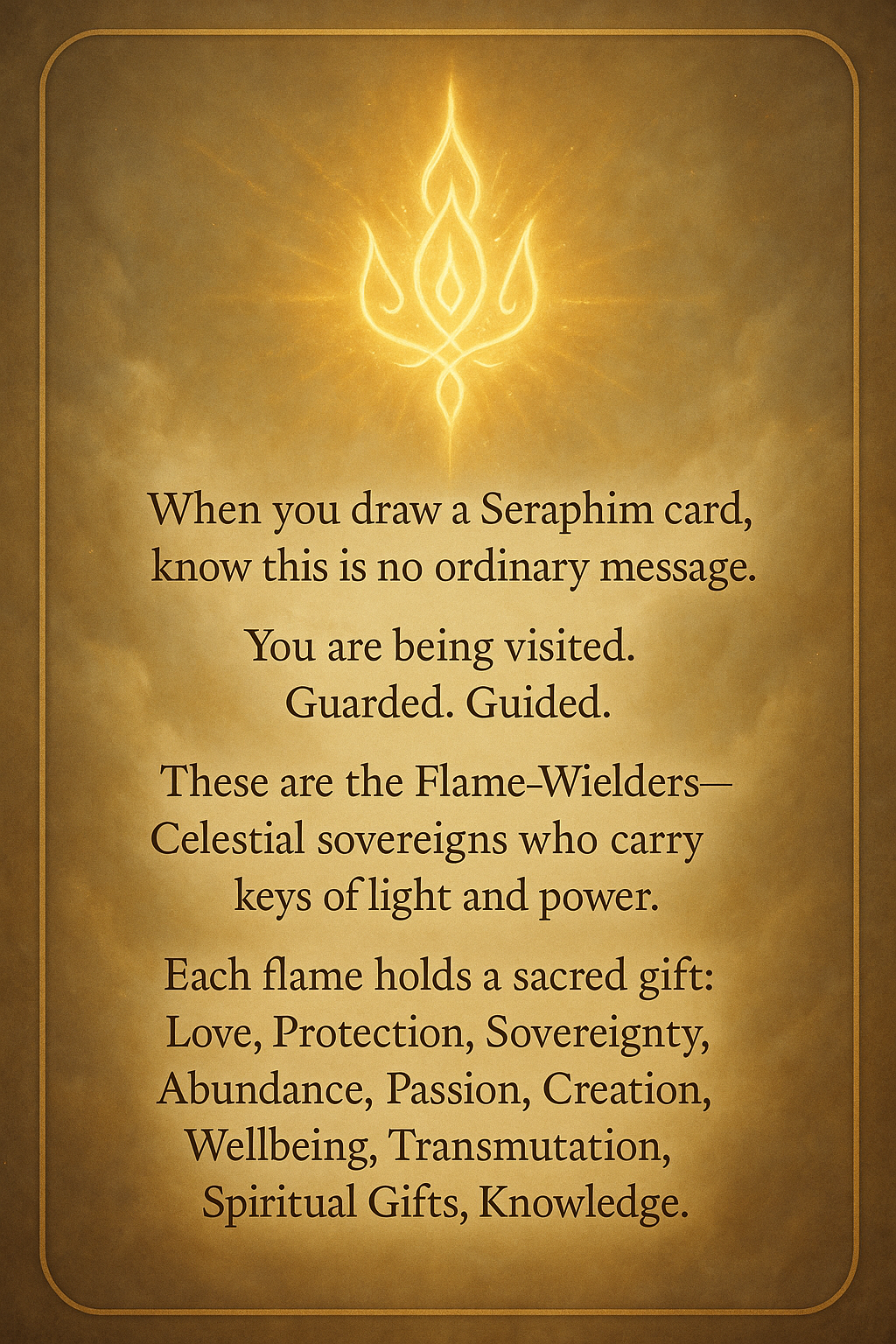 Seraphim of Light Oracle