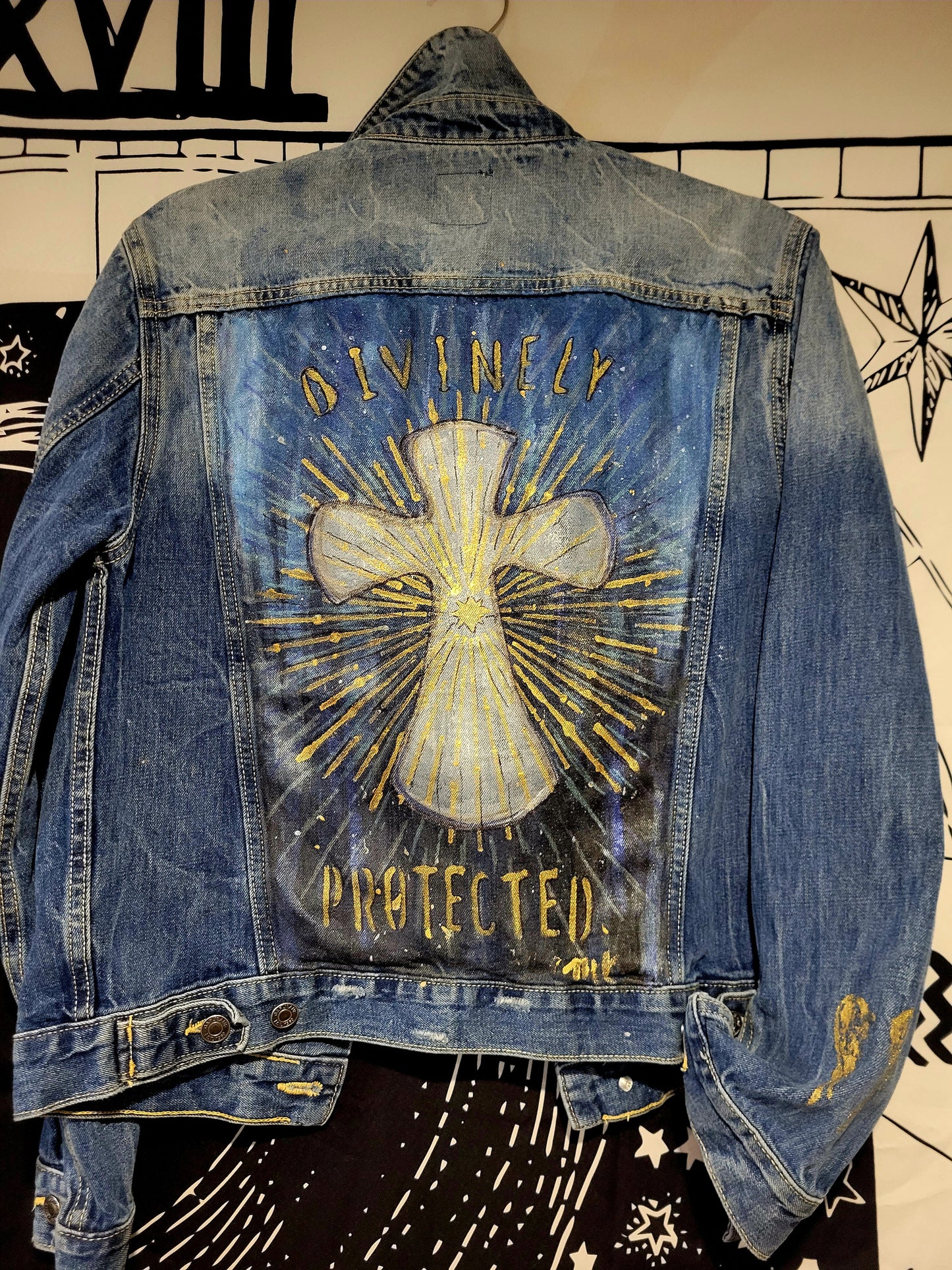 Divinely Protected Denim Jacket