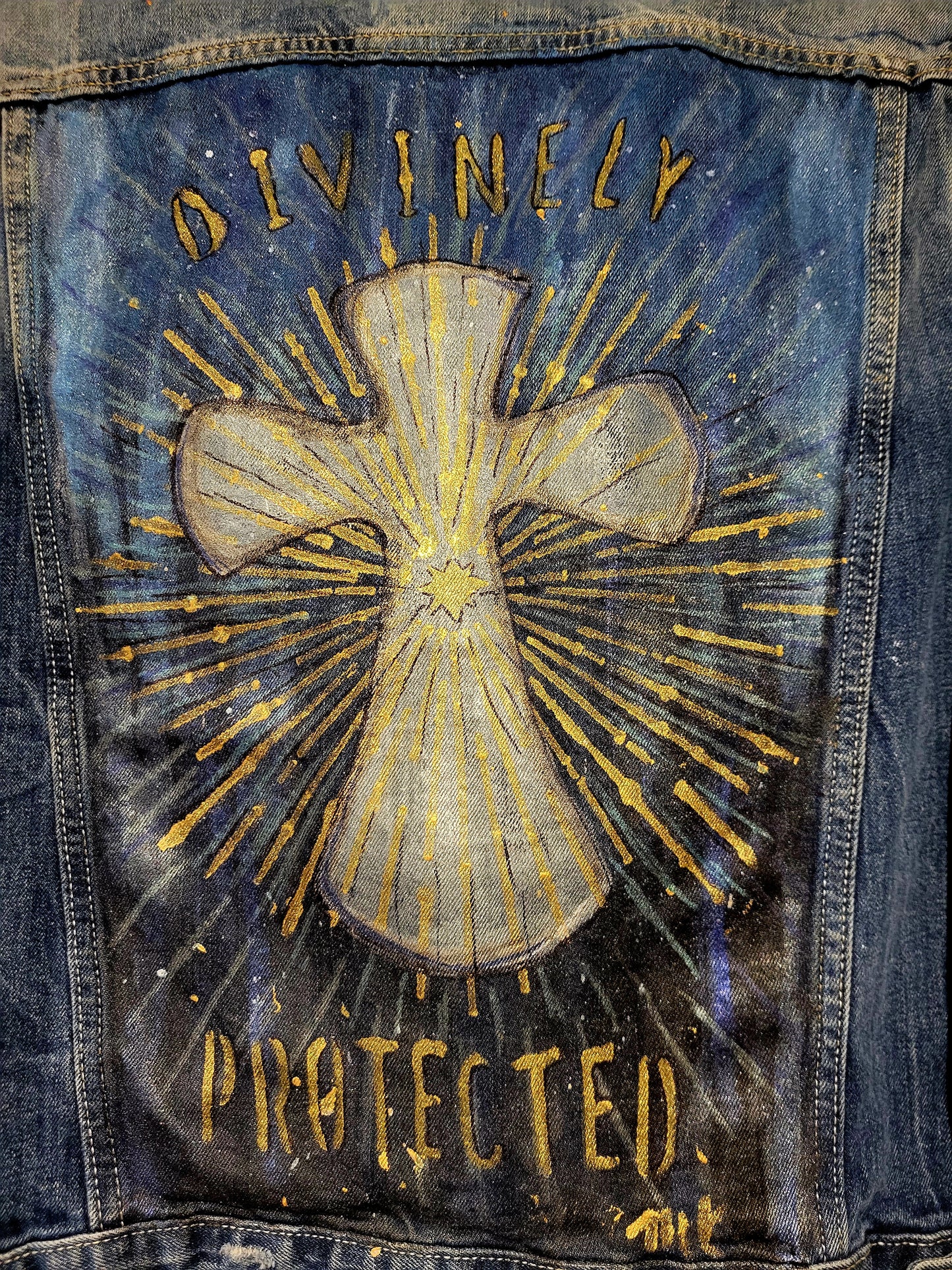 Divinely Protected Denim Jacket