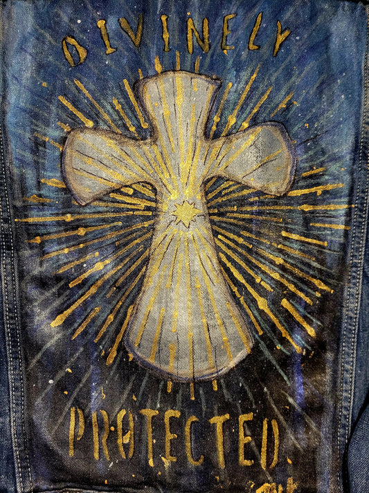 Divinely Protected Denim Jacket