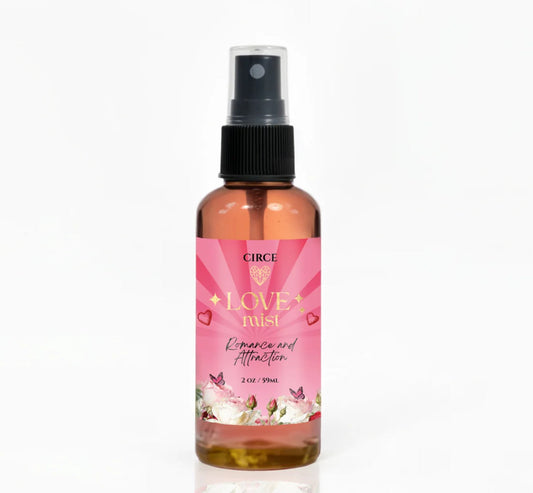 Love Attraction Mist – Rose & Jasmine Heart Energy Spray 2 oz