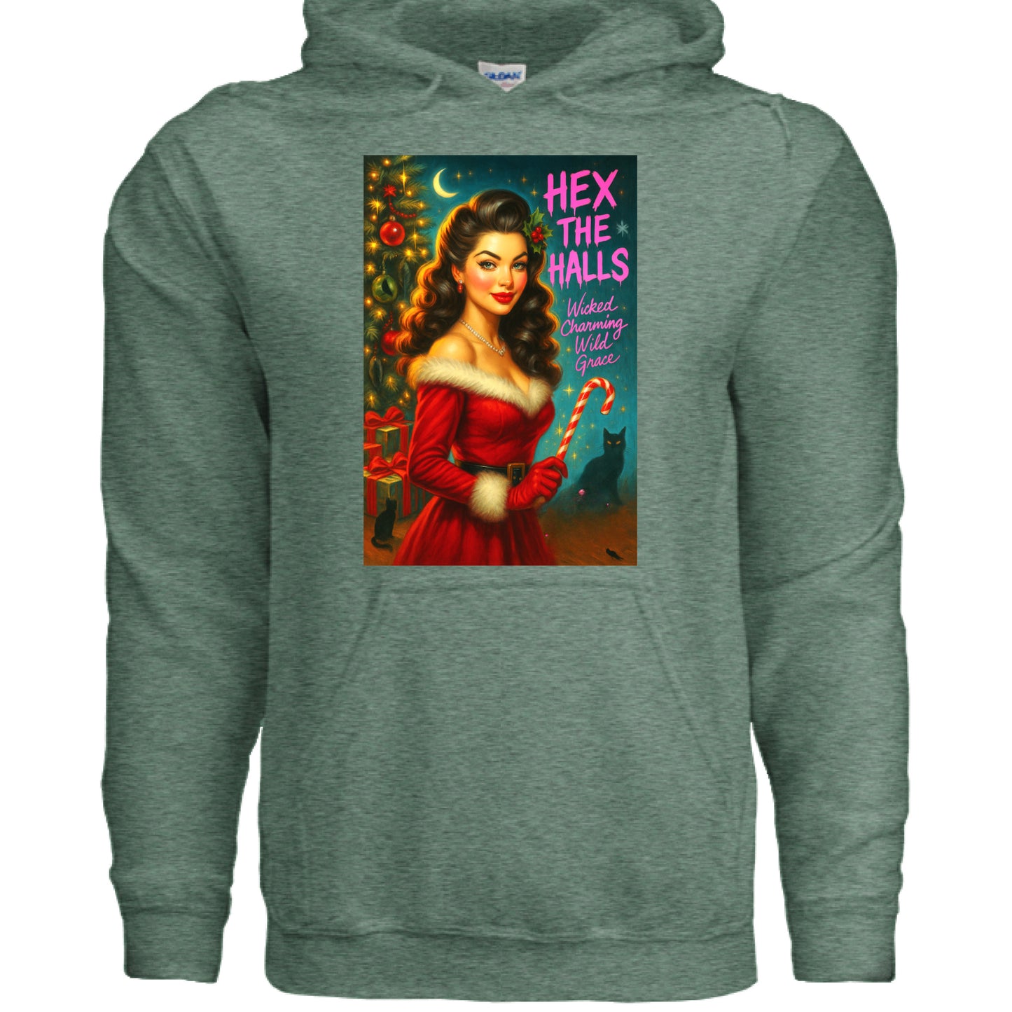 Heather Sport Dark Green - FRONT