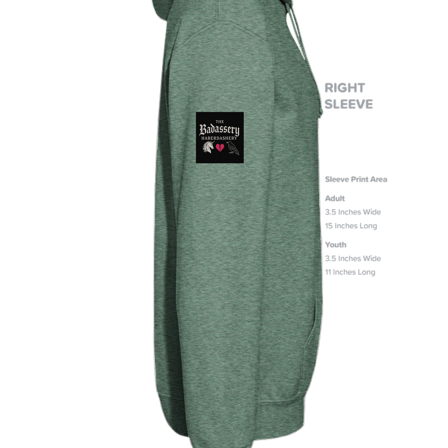 Heather Sport Dark Green - SLEEVE_RIGHT