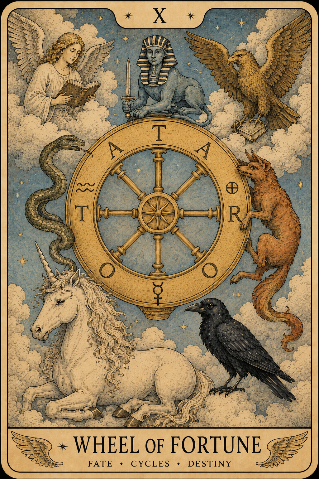 Wicked Charming Wild Grace Tarot Alter Cards/Book Marks