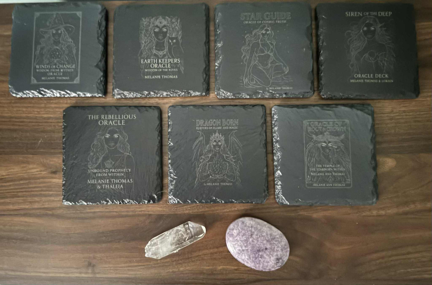 Oracle Slate Coaster set