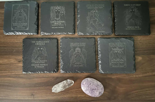 Oracle Slate Coaster set